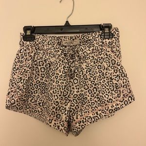 Hollister Gilly Hicks Leopard Print Sleep Shorts